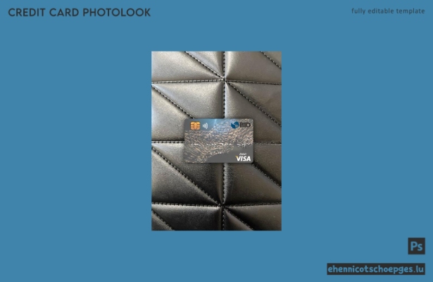 Dominikanische Republik Banco BID Visa Debitkarte Fotobeispiel Vorschau